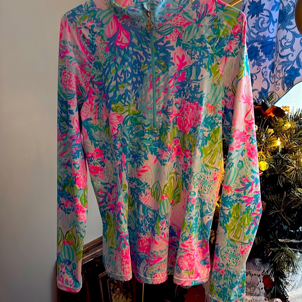 Lilly Pulitzer Luxletic Justine Pullover Large
